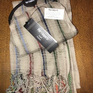 Light weight Scarf - pier one multi-colored